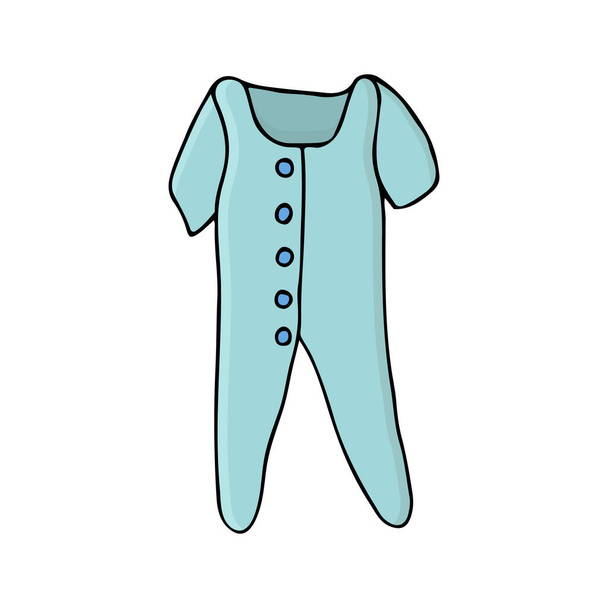 Icono de tela de bebé en vector. Ilustración plana de tela de bebé en vector. Tela recién nacida en vector - Vector, imagen