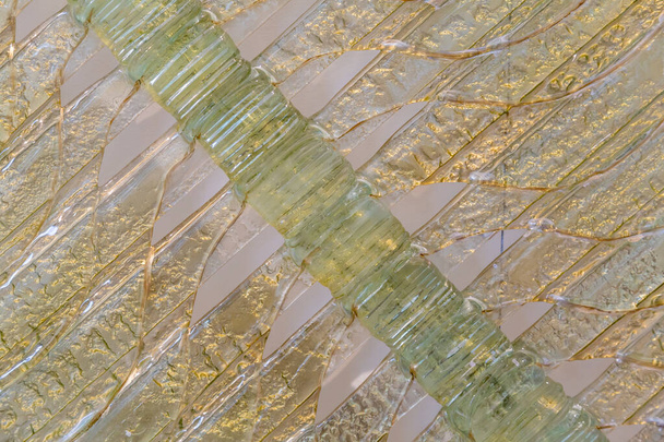 Műanyagból és szerves üvegből készült kaotikus minta térfogati absztrakt felülete - Fotó, kép