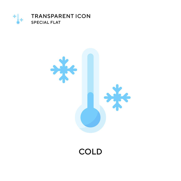 Cold vector icon. Flat style illustration. EPS 10 vector. - Vector, Image