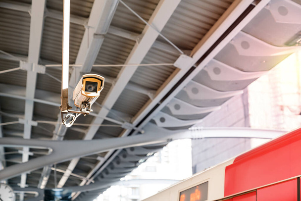 indoor security CCTV camera at Station - Photo, Image