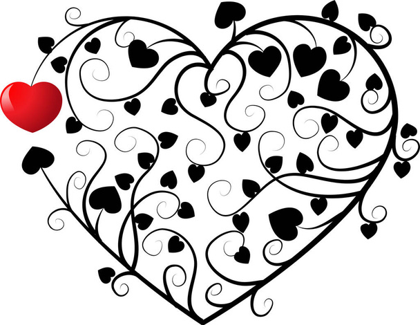 vector illustration of valentine's day - Вектор,изображение