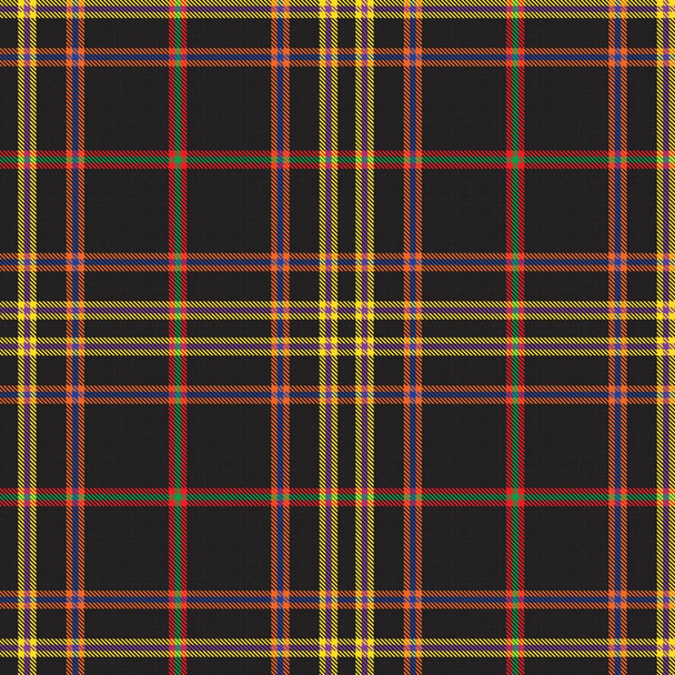 Rainbow Glen Plaid textured seamless pattern suitable for fashion textiles and graphics - Vector, Image