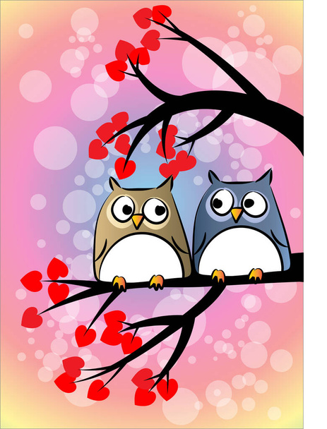 owl flat icon vector illustration  - Vektor, obrázek