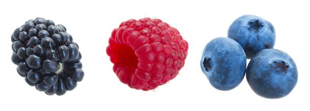 set of fresh berries - 写真・画像