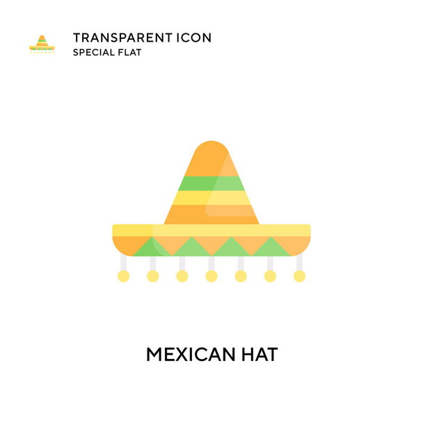 Мексиканська ікона капелюхів. Ілюстрація стилю. EPS 10 вектор. - Вектор, зображення