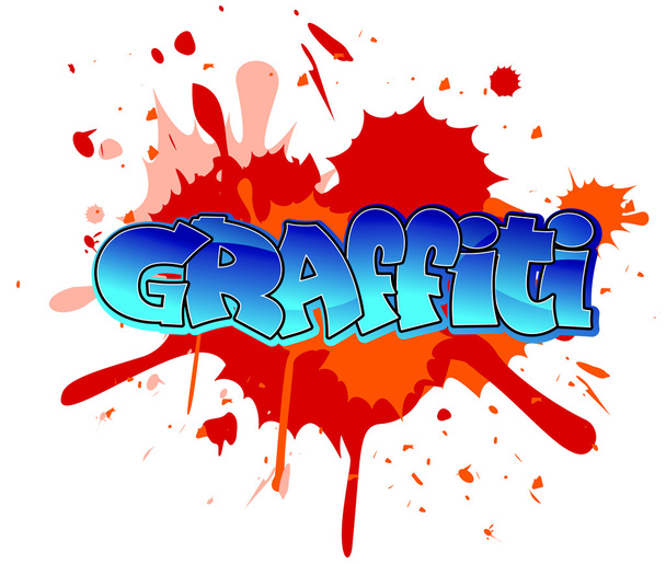 Graffiti background - Vector, Image