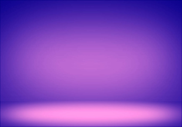 抽象紫色のグラデーションスタジオルームの背景。現在の製品の表示. - 写真・画像