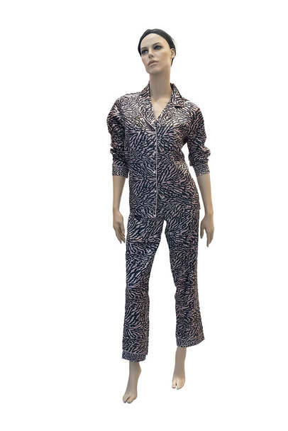 Full-length female mannequin in nightwear. Isolated on white background. No release required. No brand names or copyright objects. - Photo, Image