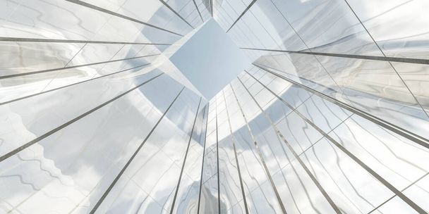небо скребок і небо скляна будівля архітектура фон 3d рендеринга ілюстрація
 - Фото, зображення