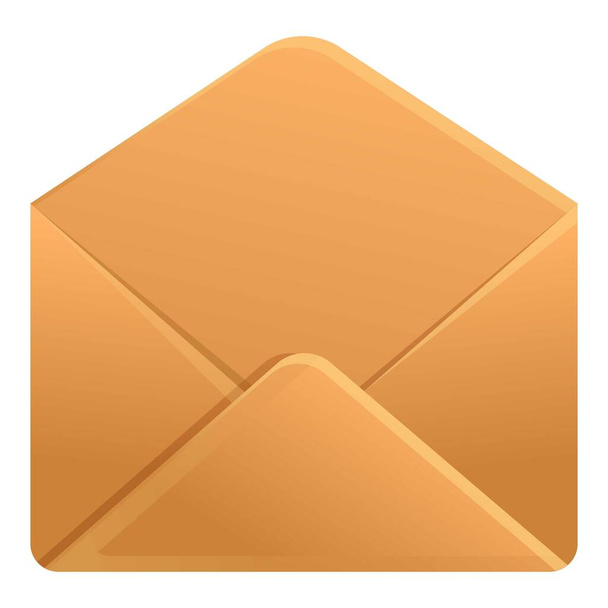 Postcard envelope icon, cartoon style - Vector, Image