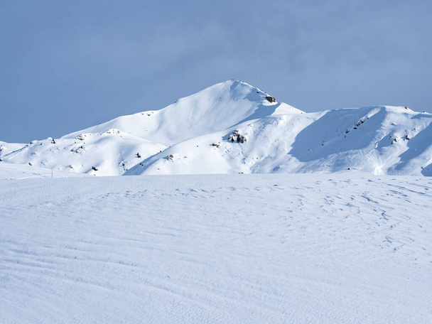 Winter landscape in the Italian alps - Fotoğraf, Görsel