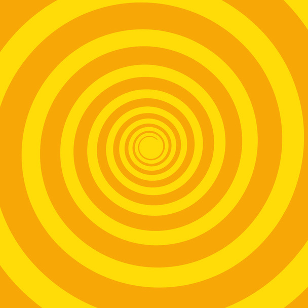 Panoramatický žlutý komický zoom s čárami - vektor - Vektor, obrázek