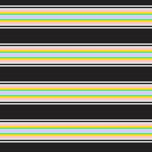 Ουράνιο τόξο οριζόντια ριγέ αδιάλειπτη μοτίβο φόντο κατάλληλο για υφάσματα μόδας, γραφικά - Διάνυσμα, εικόνα