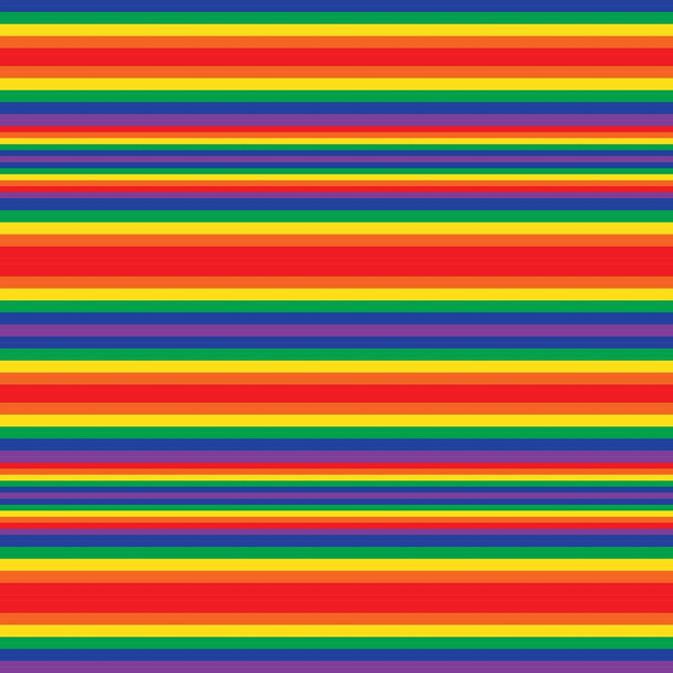 Rainbow Horizontal rayé fond de motif sans couture adapté pour les textiles de mode, graphiques - Vecteur, image