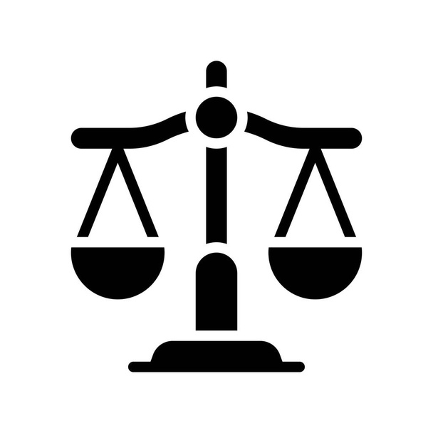 justicia administrativa relacionada o vector de gran escala de corte en diseño sólido - Vector, Imagen