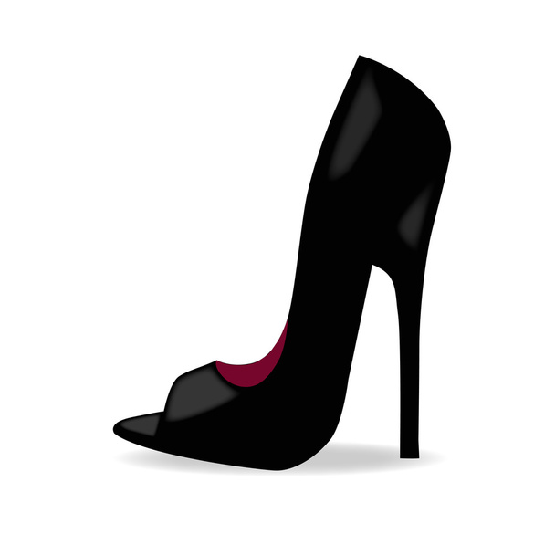 Zapato mujer tacón alto
 - Vector, imagen