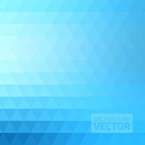 Abstract blue triangle background - Vektor, Bild