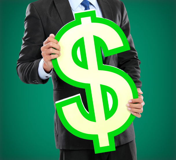 businessman with money - Фото, изображение