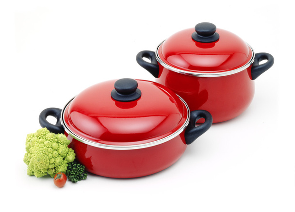 red cookware - Photo, Image