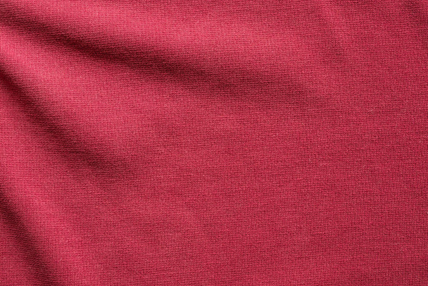 Red clothing fabric texture pattern background - Foto, Bild