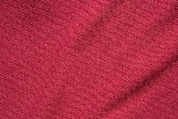 Red clothing fabric texture pattern background - Фото, изображение