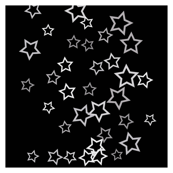 Πολύχρωμα κομφετί αστεριών, μυστηριώδες αστραφτερό διανυσματικό υπόβαθρο. Μοντέρνα λάμψη μαγεία Glitter, φώτα.  - Διάνυσμα, εικόνα