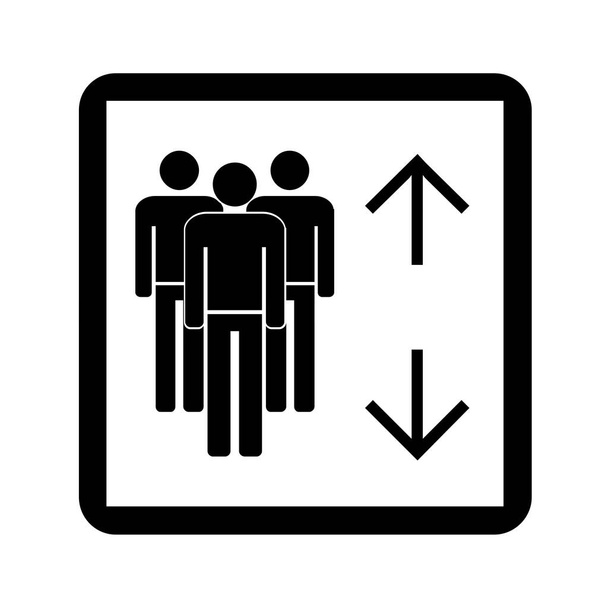 Чорний ліфт символічна ілюстрація
 - Фото, зображення