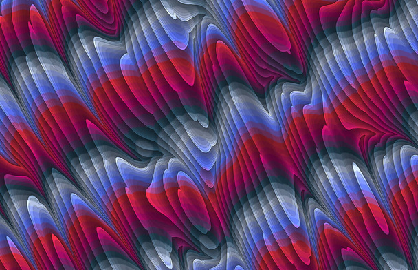  волнистый абстрактный психодизайн - Фото, изображение