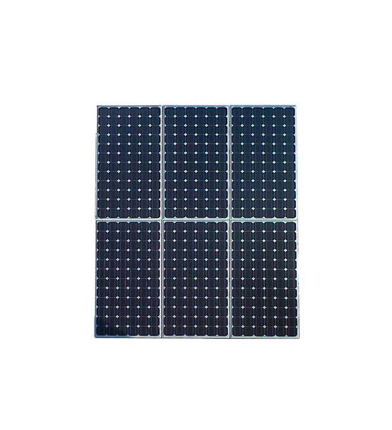 Сонячні панелі ізольовані на білому тлі для концептуальних зображень сонячної енергії
. - Фото, зображення