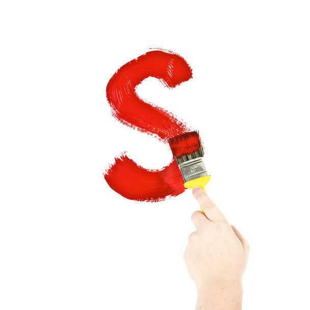 Painting Letter S - Photo, Image