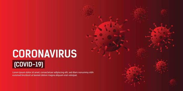 Bacteria or virus infection flu background - Vector, Image