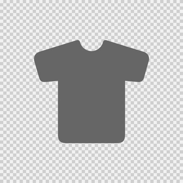 t-shirt vector icon eps 10. Simple isolated illustration. - Vector, Image