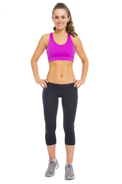 Full length portrait of fitness young woman - Photo, image