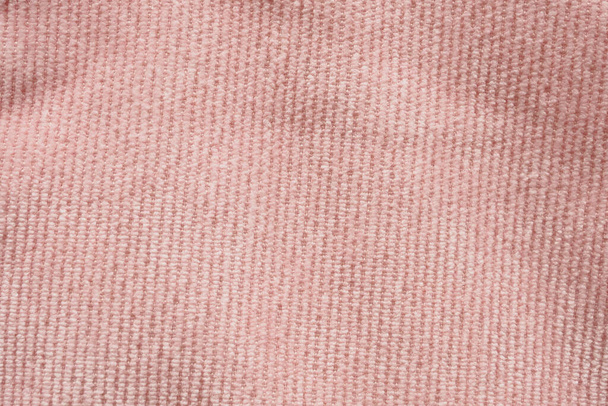 Pink fabric cloth texture background close up - Фото, зображення