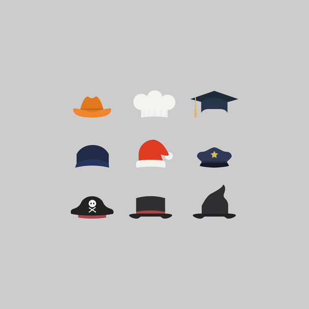 cappelli elemento grafico Illustrazione modello design - Vettoriali, immagini