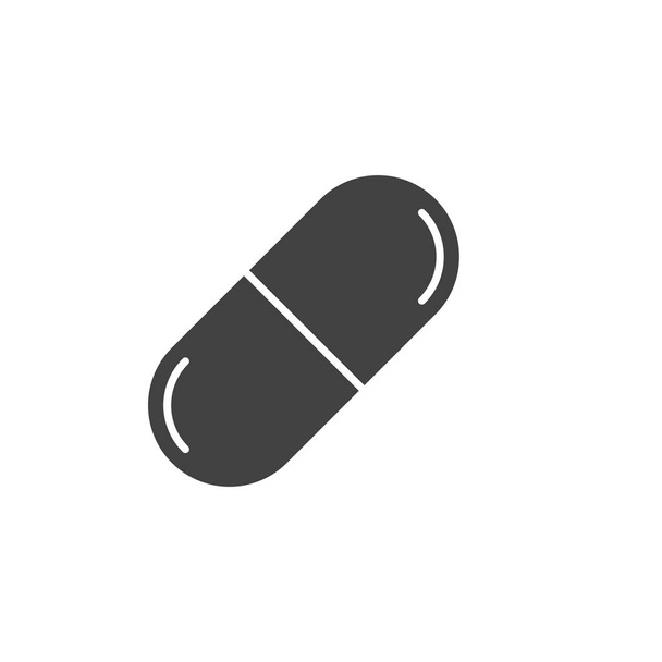 Pillen-Symbol. Medizin-Symbol modern, einfach, Vektor, Symbol für Website-Design, mobile App, ui. Vektorillustration - Vektor, Bild