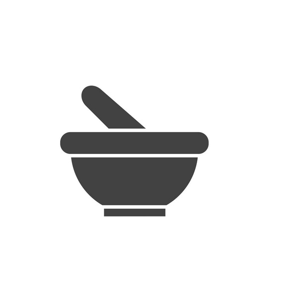 Mortar pestle icon. Bowl symbol modern, simple, vector, icon for website design, mobile app, ui. Vector Illustration - Vector, Image