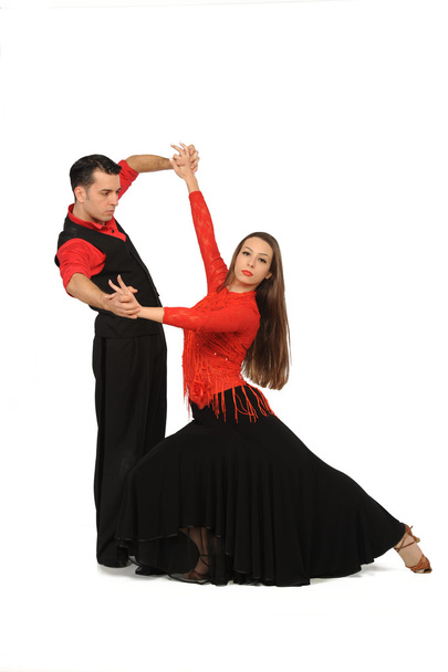 nádherný pár v aktivní společenský tanec - Fotografie, Obrázek