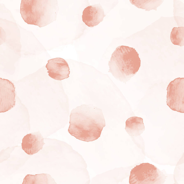 Wektor kropki plamy różowy różowy bezszwowy wzór - Wektor, obraz