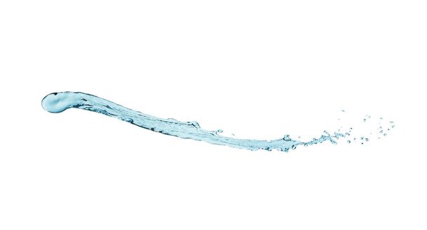 Splash water shape isolated on white background. - Φωτογραφία, εικόνα