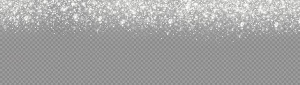White dust sparks. - Vector, Image