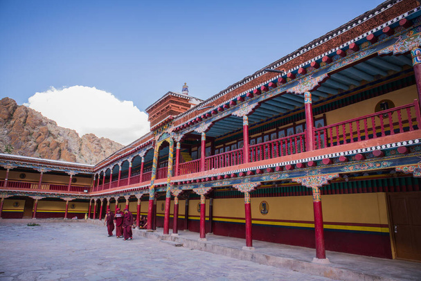 Le monastère Hemis est un monastère bouddhiste tibétain construit en 1672 par le roi Ladakhi Sengge Namgyal.. - Photo, image
