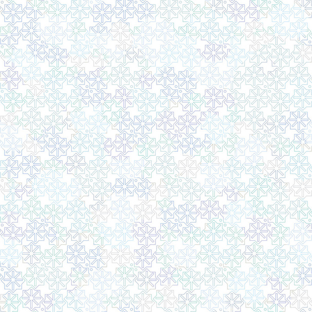 bleke kerst sneeuwvlokken naadloze vector patroon - Vector, afbeelding