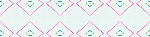 Hand Drawn Mexican Pattern. Seamless Watercolour  - Photo, Image