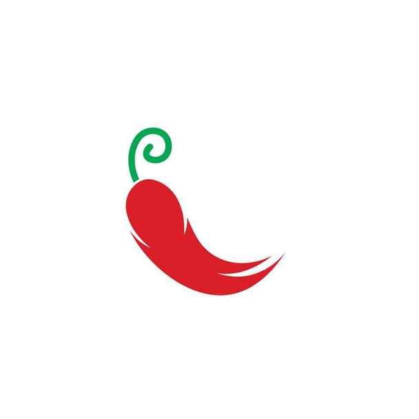 Chili icoon vector illustratie ontwerp template - Vector, afbeelding