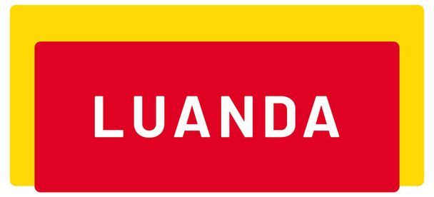 web Label Sticker Luanda - Foto, Bild
