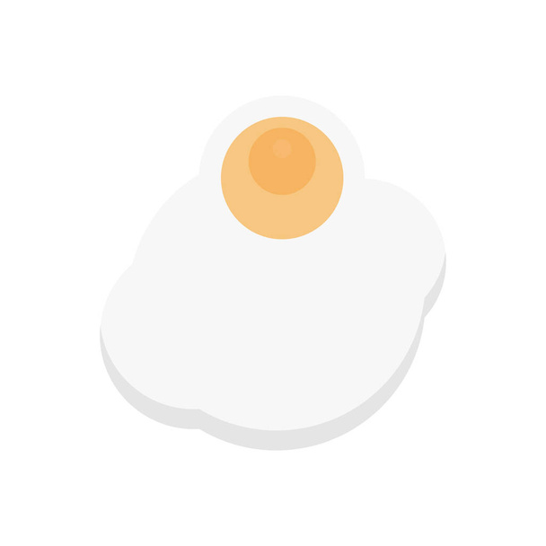 yolk vector flat colour icon - ベクター画像