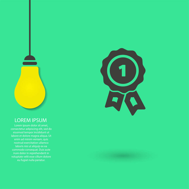 Icono de vector EPS, lorem ipsum Ilustración de diseño plano - Vector, imagen