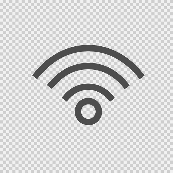 Draadloos internet vector icoon voor 10 personen. Wi-Fi-symbool. - Vector, afbeelding