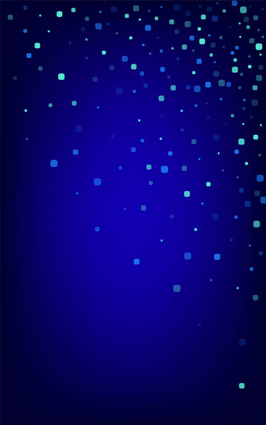 Turquoise Cell Abstract Blue Vector Background.  - Vetor, Imagem